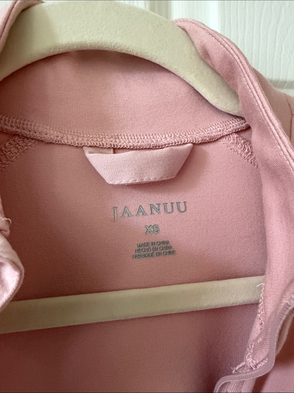 Jaanuu Women's Dusty Pink Utility Zip Jacket - Picture 4 of 8